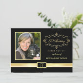 cinquantième Invitations de fête d'anniversaire (Debout devant)