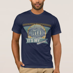 cinquantième T-shirt de cadeaux d'anniversaire