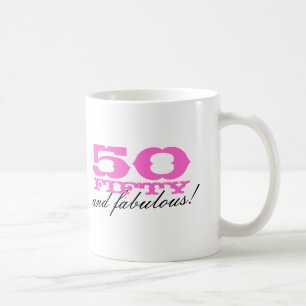 cinquantième Tasse   50 d'anniversaire et fabuleu