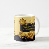 cinquantième Tasse de cadeau d'anniversaire de (Devant droit)