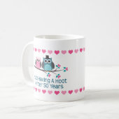 cinquantième Tasse de couples de hibou (Devant gauche)