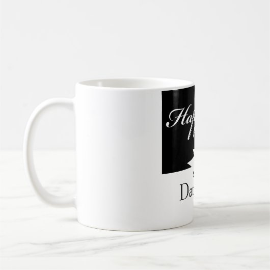 Cinquantième tasse heureuse d'anniversaire (Gauche)