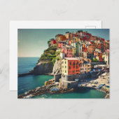 Cinque Terre-Briefkaart Feestdagenkaart (Voorkant / Achterkant)