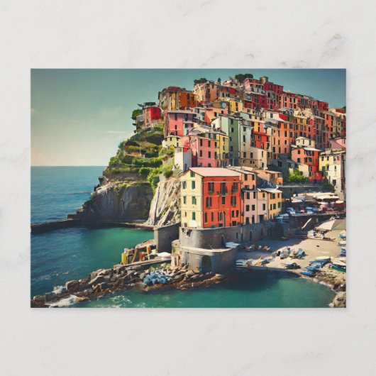 Cinque Terre-Briefkaart Feestdagenkaart (Voorkant)