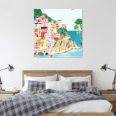 Cinque Terre Canvas Afdruk (Insitu (Slaapkamer))