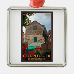 Cinque Terre - Corniglia Metalen Ornament