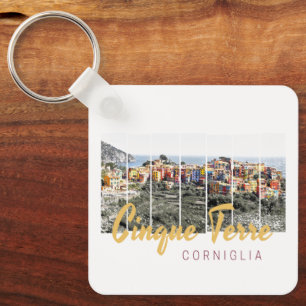 Cinque Terre Corniglia Riomaggiore Italiaanse Vint Sleutelhanger