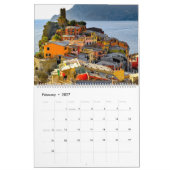 Cinque Terre Esthétique Italie Calendrier des Murs (Feb 2027)