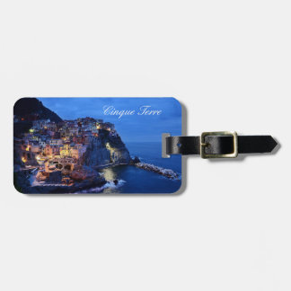 Cinque Terre Italië ansichtkaart Bagagelabel
