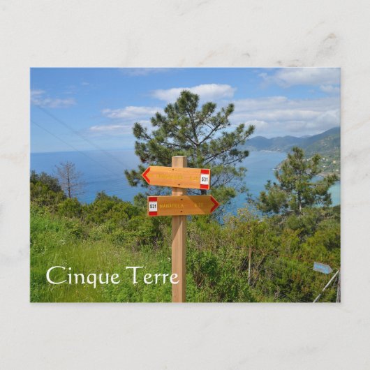 Cinque Terre, Italië Briefkaart (Voorkant)