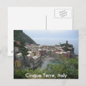 Cinque Terre, Italië Briefkaart (Voorkant / Achterkant)