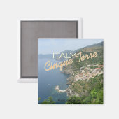 Cinque Terre Italie Italia Magnets de la scène du (Recto/Verso)