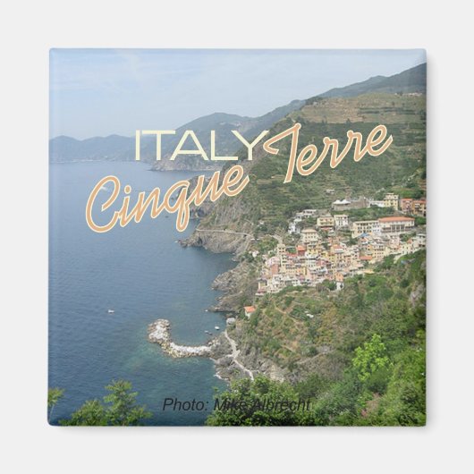 Cinque Terre Italie Italia Magnets de la scène du (Devant)