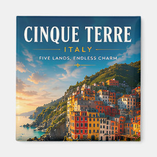 🌅 Cinque Terre Italië Kustdorp Magneet
