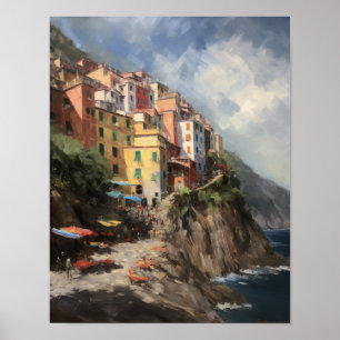 Cinque Terre Italie Paysage Art Imprimer Poster