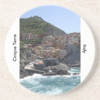 Cinque Terre, Italië Zandsteen Onderzetter