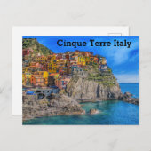 Cinque Terre Italy Briefkaart (Voorkant / Achterkant)