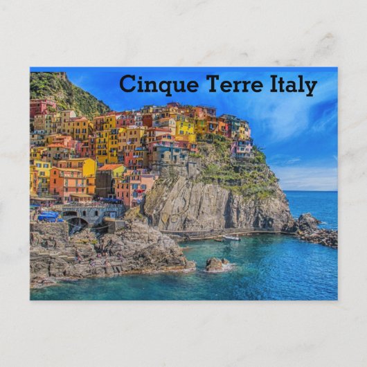 Cinque Terre Italy Briefkaart (Voorkant)