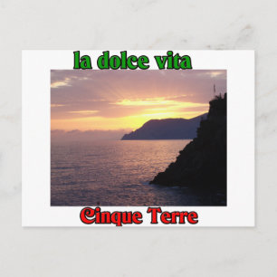 Cinque Terre Italy Briefkaart