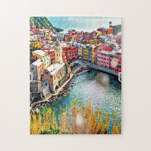 Cinque Terre Italy Legpuzzel (Verticaal)