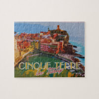 Cinque Terre Italy Summer Travel Briefkaart