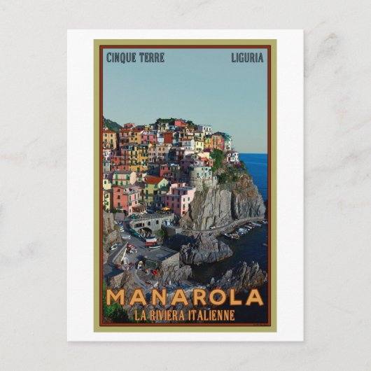 Cinque Terre - Manarola Briefkaart (Voorkant)