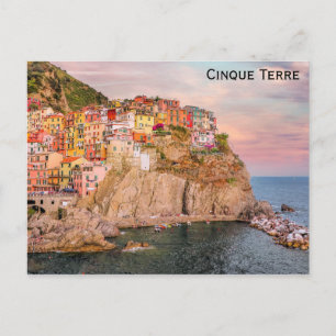 Cinque Terre Manarola Italy Reisfoto Briefkaart
