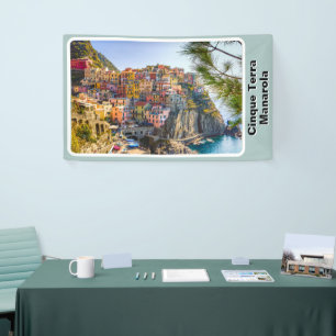 Cinque Terre Manarola Kuststad Spandoek