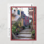 Cinque Terre (Monterosso Street) Briefkaart (Voorkant / Achterkant)