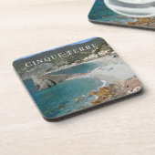 Cinque Terre Monterosso vue dessous de verre (Côté gauche)