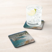 Cinque Terre Monterosso vue dessous de verre (Côté Droit)