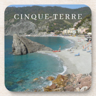 Cinque Terre Monterosso vue dessous de verre