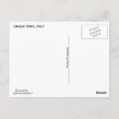 Cinque Terre (Riomaggiore Harbour) Briefkaart (Achterkant)