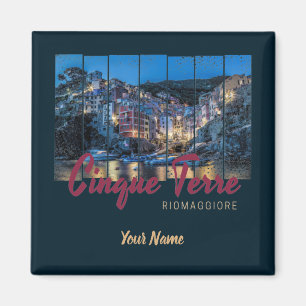 Cinque Terre Riomaggiore Italiaans souvenir Magneet