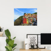 Cinque Terre - Riomaggiore, Italië Poster (Thuiskantoor)