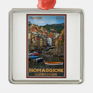 Cinque Terre - Riomaggiore Metalen Ornament