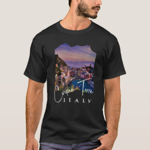 Cinque Terre 's Nachts Cinque Terre Souvenir T-shirt