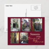 Cinque Terre Street Collage Briefkaart (Voorkant / Achterkant)