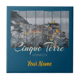 Cinque Terre Vernazza Italië Souvenir Tegeltje