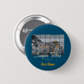 Cinque Terre Vernazza Italien Souvenir Ronde Button 5,7 Cm (Voorkant /achterkant)