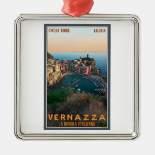 Cinque Terre - Vernazza Metalen Ornament