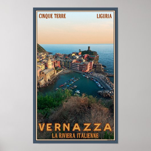Cinque Terre - Vernazza Poster (Voorkant)