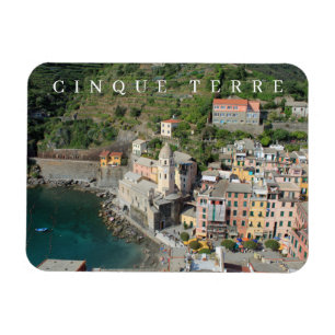 Cinque Terre Vernazza uitzicht koelkastmagneet Magneet