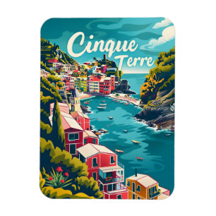 Cinque Terre Vintage Magneet