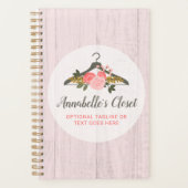 Cintre Fleurs Rose pour le dressing de la mode Bou (Devant)