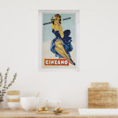 Cinzano Vintage Advertising Poster 1 (Cuisine)