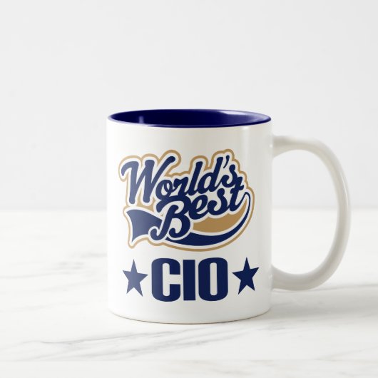 CIO-cadeautjes (beste werelden) Tweekleurige Koffiemok (Rechts)