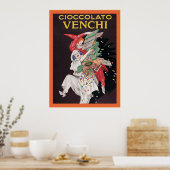 Cioccolato Venchi ~ Poster publicitaire Vintage (Cuisine)