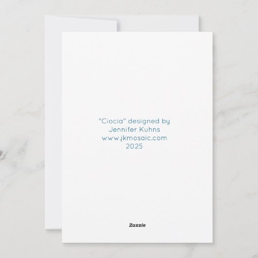 Ciocia Kaart Polish Design (Achterkant)