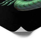 CipactliAztec Mythology Creature Cipactli Poster (Hoek)